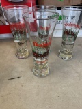 Budweiser Clydesdale?s drinking glasses