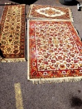 Three rugs 4x6, 3x4, and a 6-ft runner