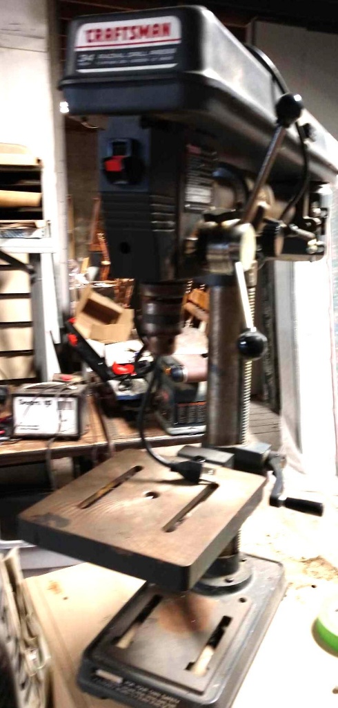 Craftsman 34 INCH radial drill press 