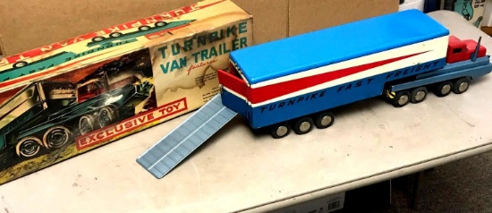 B-1 Sears Exclusive Turnpike Van Trailer friction steel with box