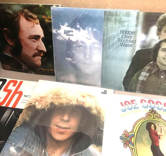 6- Vintage Albums Joe Cocker-Simon & Garfunkel - John Lennon