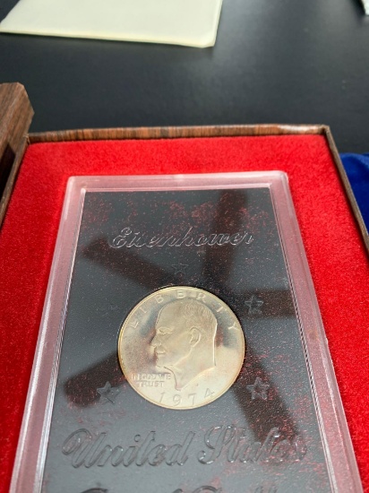 1974 proof Eisenhower Silverdollar