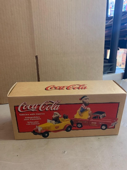 Coca-Cola vehicles with figures new in box