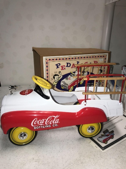 Coca-Cola Pedal Car Fire Engine limited edition of 600 1:3 scale