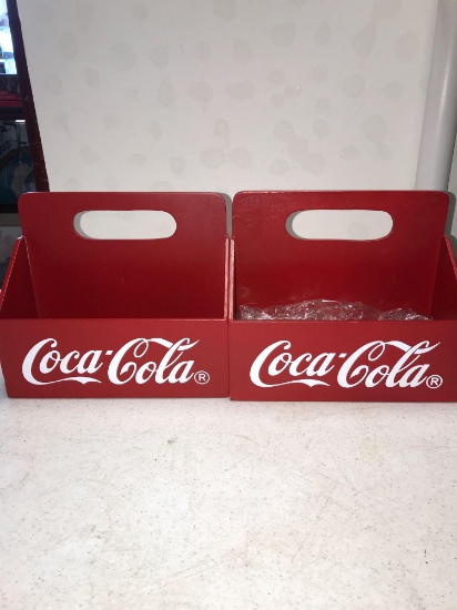 2-Coca-Cola 1998 wooden Crates