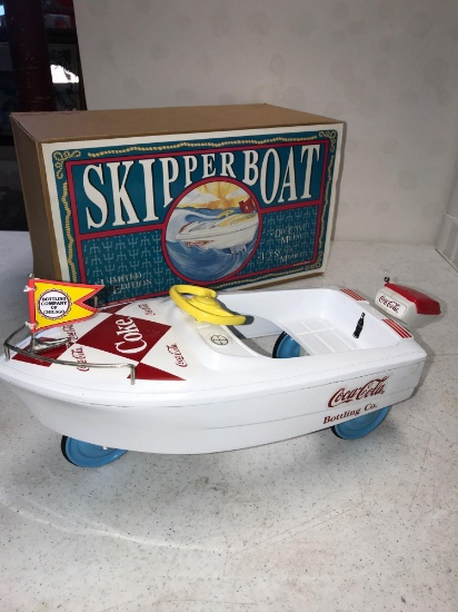 Coca-Cola Skipper Boat limited edition die cast 1:3 scale