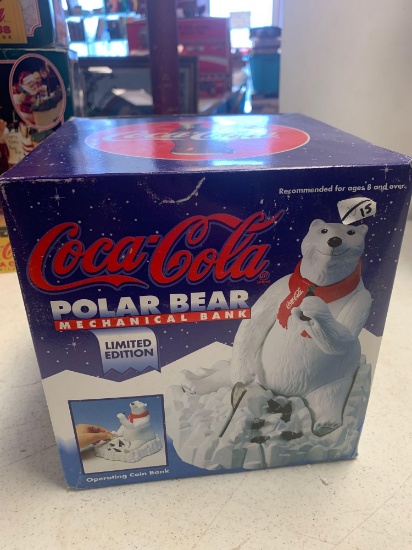 Coca-Cola polar bear bank