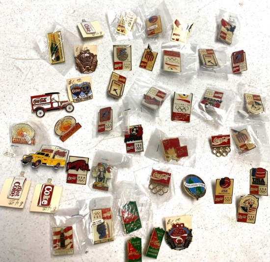 42 Coca-Cola Collector Pins