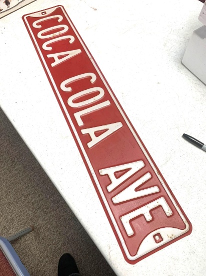 32 inch Coca-Cola Avenue sign