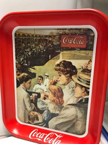 Coca-Cola Baseball Tray Ohio Art Company 1990