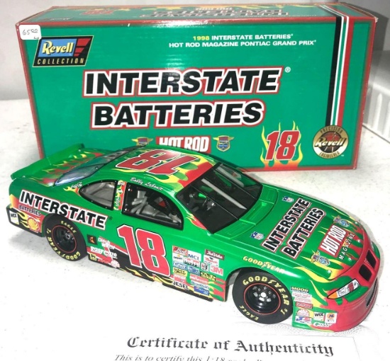 Revell 1998 Interstate Batteries 1/18 scale Hot Rod Pontiac 18 BobbyLabonte die cast