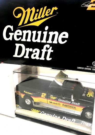 Miller 2 Rusty Wallace 1/24 scale Dually limited edition 1995 die cast