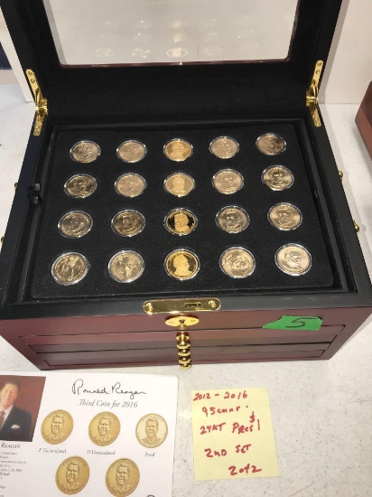 Ultimate Presidential dollar collection 2012-2016 95 dollar coins United States mint starter set