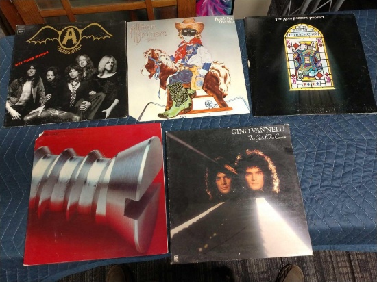 Five record albums Including Gino vannelli, Mark Colby, The Allen Parsons project, the Allman