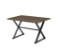 Geneva steel rectangular dining table