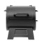 Char- grilled portable tabletop grill and side fire box