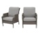 Grayson gray Chow lounge chairs 2 pk