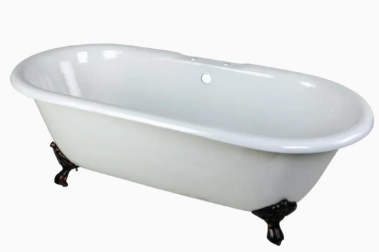 Fiber glass bath tub Kingston brass vfmh2 feet for tub