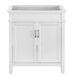 Ashburne 30 inch vanity cabinet and white