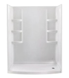 American standard ovation curved three-piece bath wall set