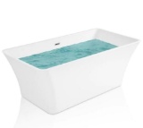 Acrylic freestanding bathtub