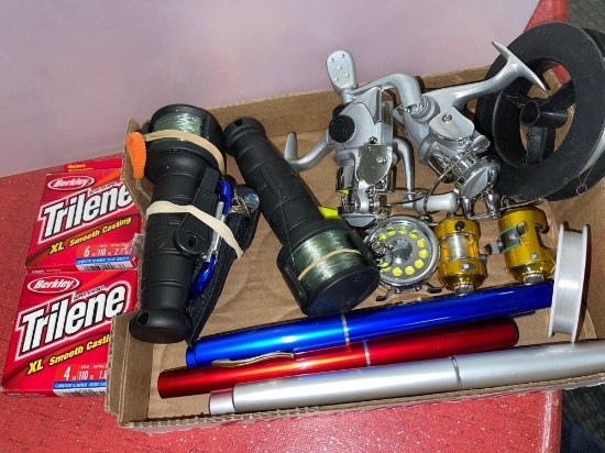 Ice fishing and survivalist rods and reels