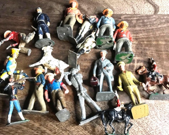 Assorted Cast Metal figures