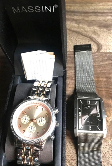 2- Watches Massini - Skagen Denmark
