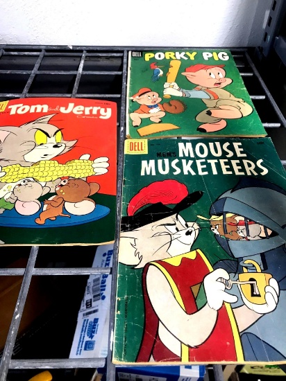 3- ten cent comic books