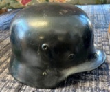 Vintage German helmet with liner