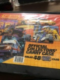 Matchbox carrying case with 48 cars 2- vintage red lines