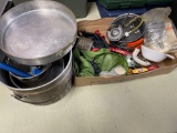 Lots of assorted camping and survivalist items