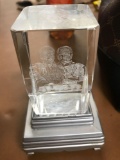 Dale Earnhardt/Dale Earnhardt Jr. glass light