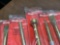 Lot of five air chisel bits snap on brand new