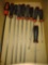 10 long snap-on screwdrivers
