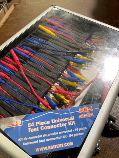 54 piece universal test connector kit
