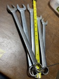 Snap on combination wrenches large size SAE