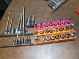 37 pieces snap on torque and Allen Sockets