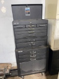US general top and bottom box 27 inch six door top chest 27 inch three drawer bottom