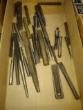 assorted punches and chisels including snap-on