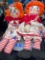 Raggedy Ann and Andy 24 inch dolls