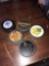 5- assorted hockey pucks