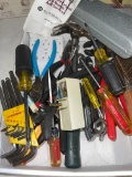 Large box lat assorted tools