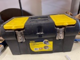 Nice Stanley 19 inch toolbox with 34 crescent wrenches