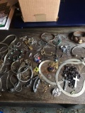 Assorted costume jewelry