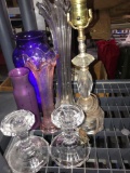 candle holders/lamp/vases