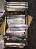 assorted DVDs