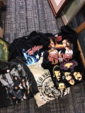 5- vintage T-shirts Kiss-Ted Nugent-Alabama-Brooks & Dunn