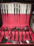 OneidaCraft stainless steel silverware in box