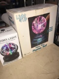 Prisma light and neon glow plasma ball